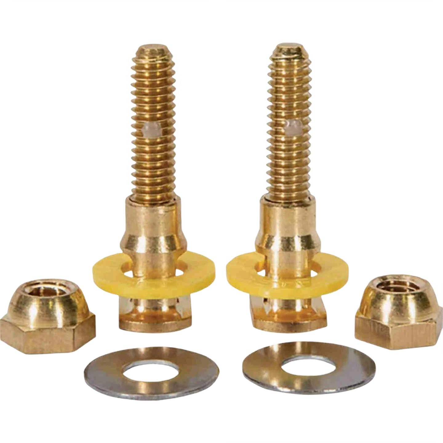 Versatile Fluidmaster SetFast Brass Adjustable Toilet Bolts 2-Count Luxury