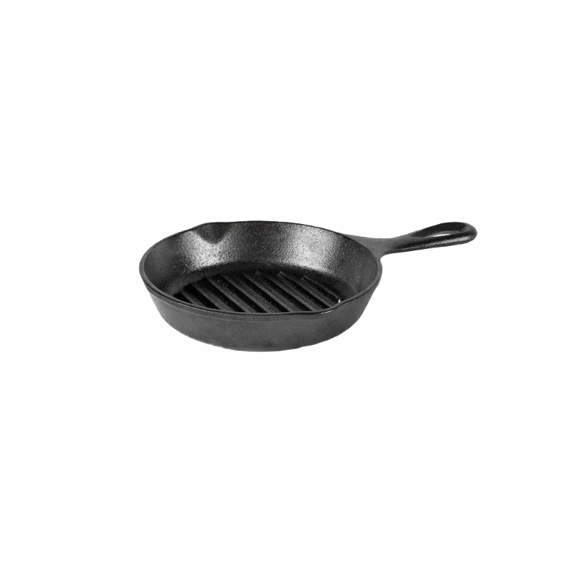 Carefully Designed Lodge Cast Iron Grill Pan 6.5 in. Organic