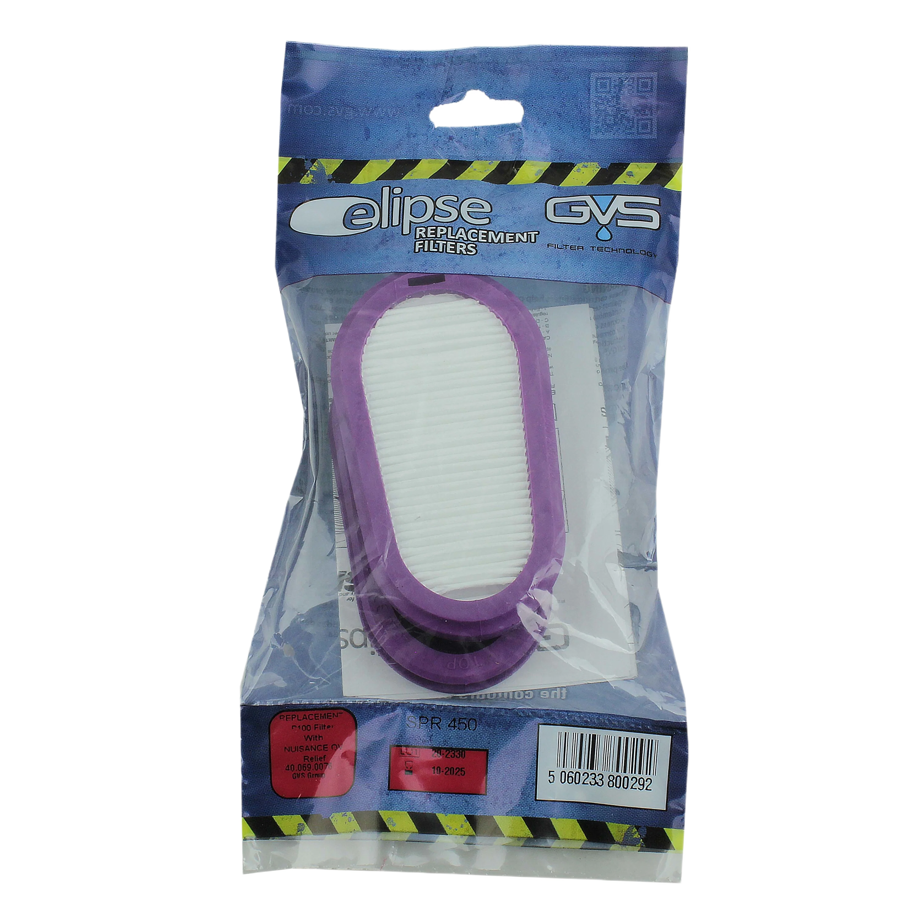 Specialty G Elipse P100 Filters with Nuisance Relief Fine