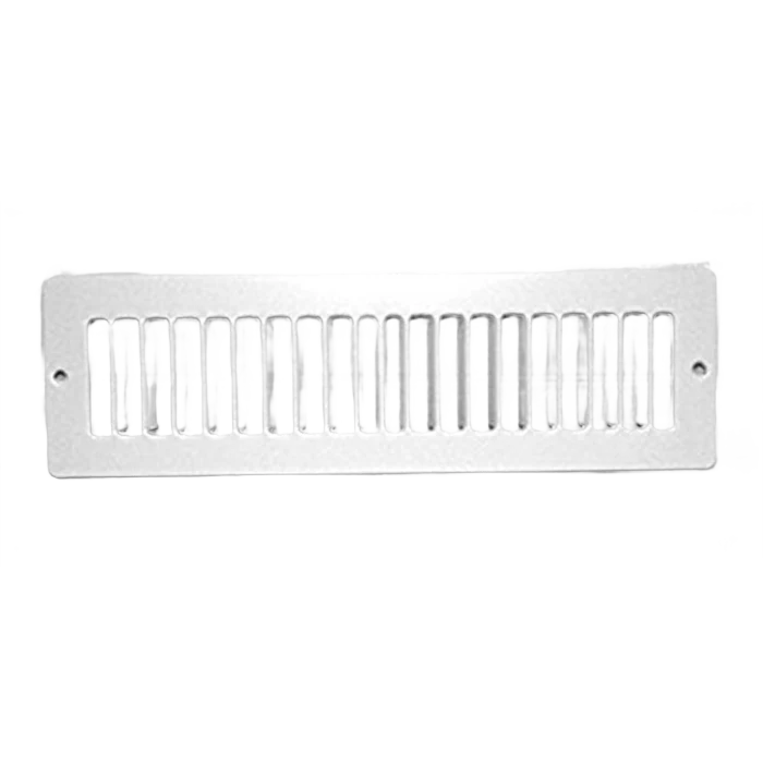 Powerful Hart Cooley 2 in. x 10 in. Steel Toe Kick Space Grille White Luxury