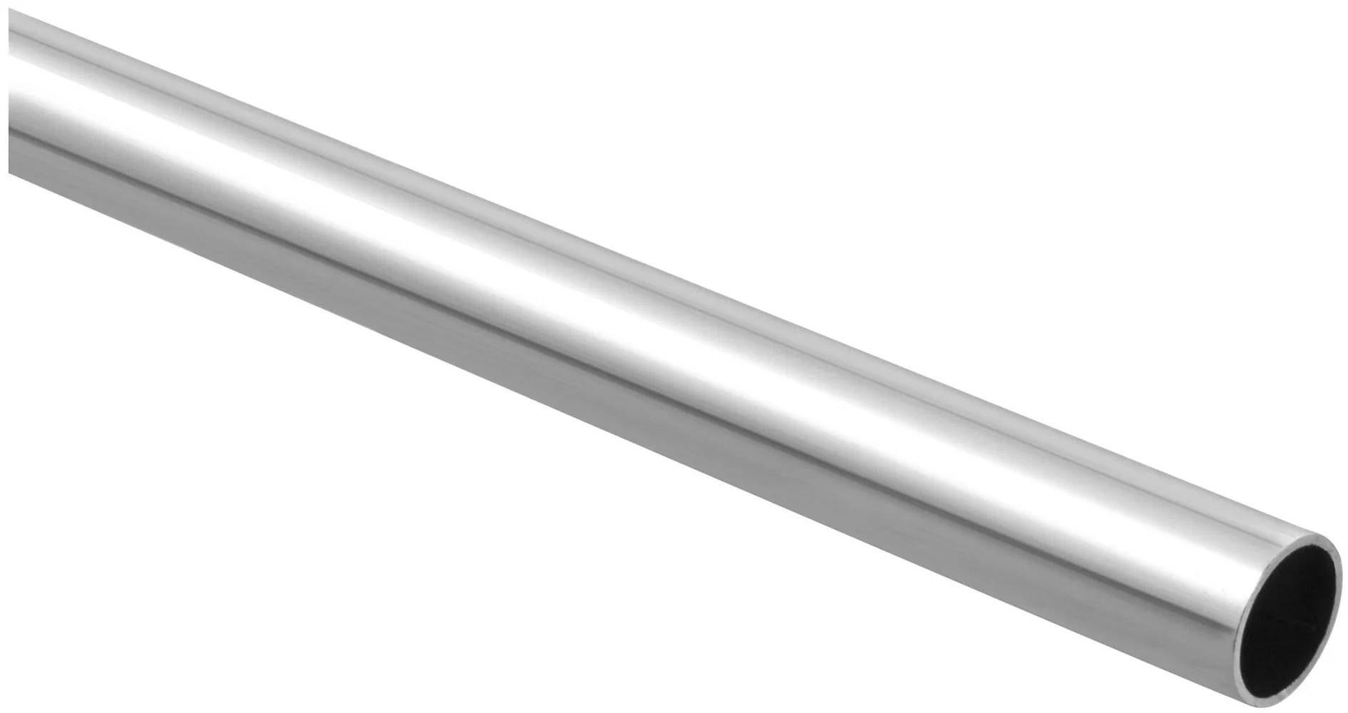 Trusted National Hardware 8 Ft. Chrome Closet Rod Smooth