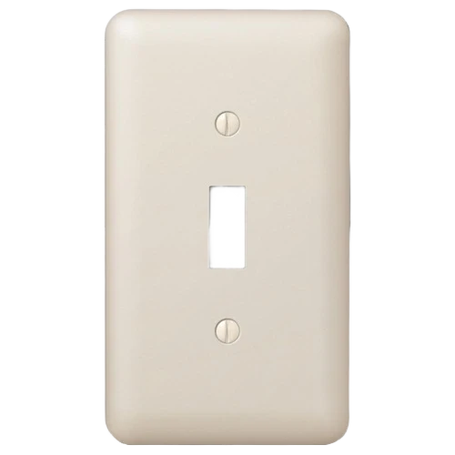 Premium Amerelle 1 Toggle Devon Light Almond Wallplate Trusted