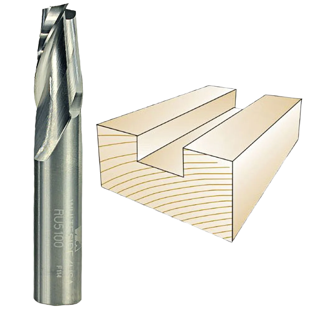 Original Design Whiteside Spiral Upcut Bit 1 2 in. SH x 1 2 in. CD x 1 in. CL Consistent