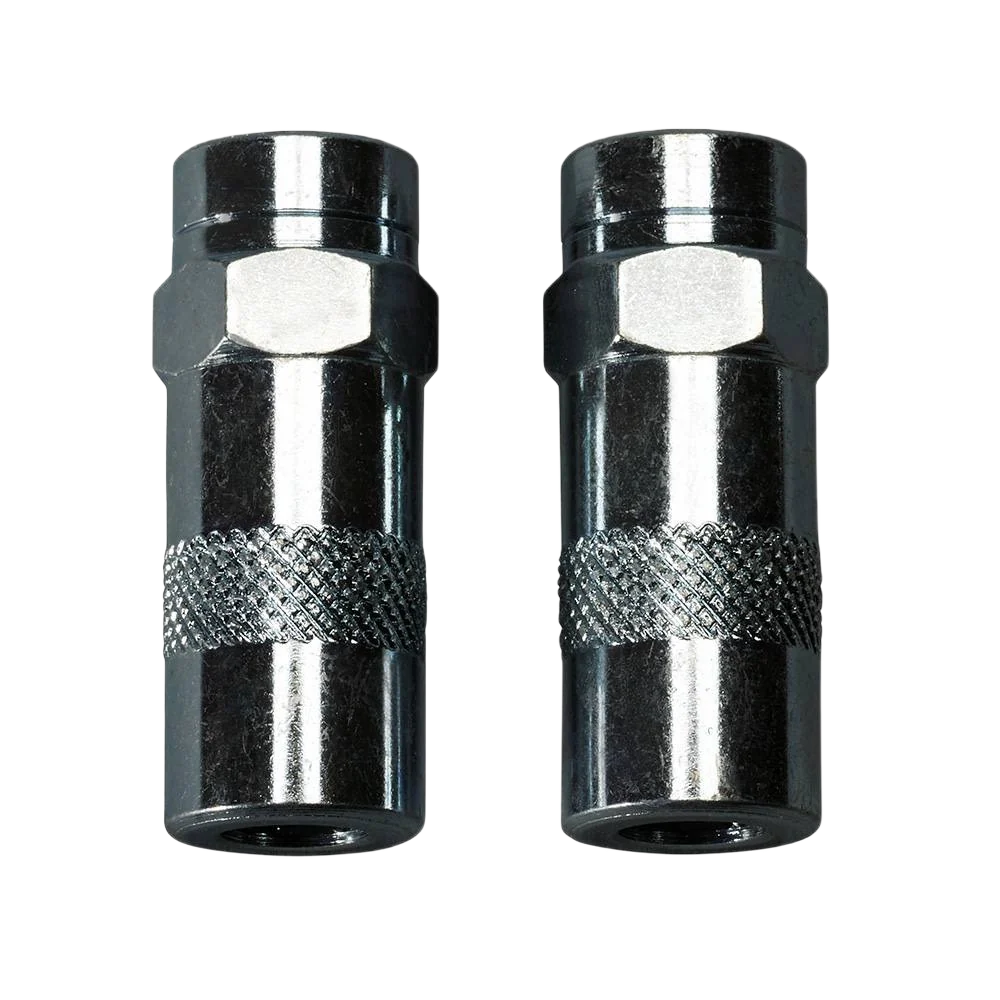 Pure Milwaukee High Pressure Grease Couplers 2-Pack Solid