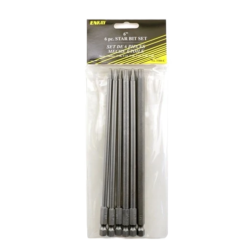 Carefully Designed Enkay 6 Pc Torque Screw Bit Set Top-Quality
