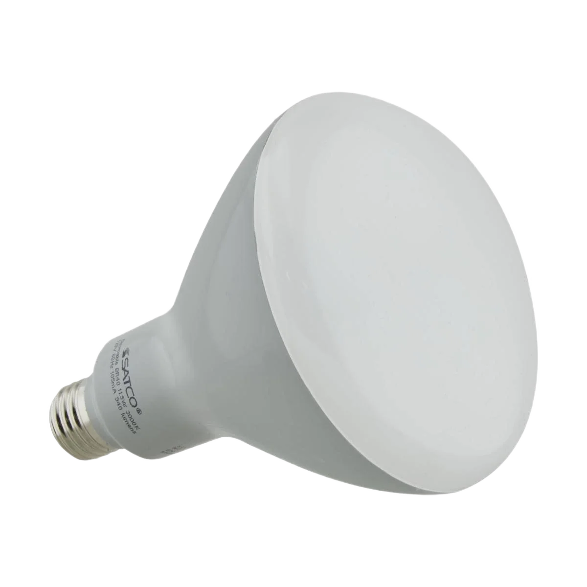 Satco 11.5 Watt BR40 LED Soft White Floodlight Light Bulb Casual