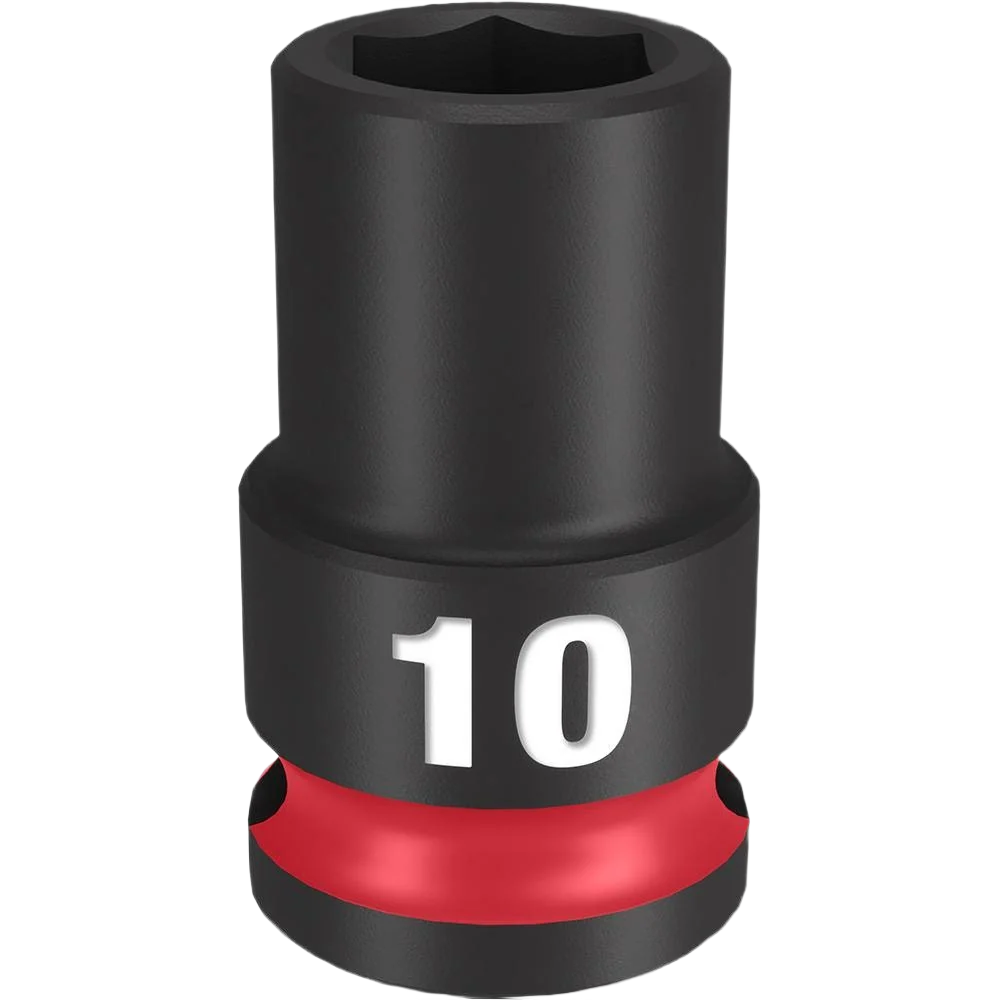 Exceptional Milwaukee SHOCKWAVE™ Impact Duty™ 3 8 Drive 10-mm 6 Point Socket Top-Quality