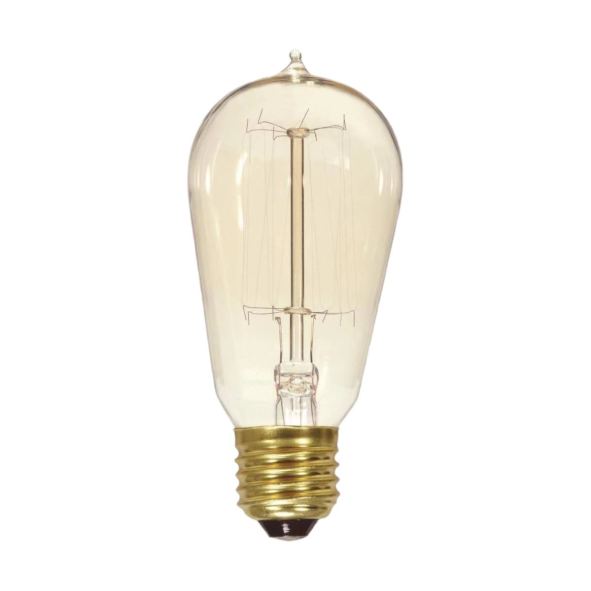 World-Class Satco 40 Watt ST19 Incandescent Vintage Edison Style Light Bulb Long-Lasting