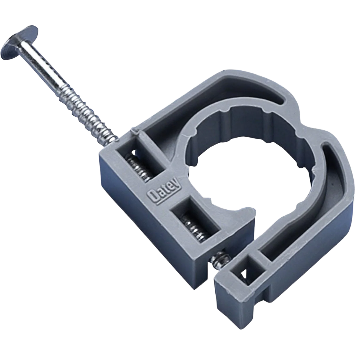 Verified Oatey 1 2 In. Insulator Plastic Nail-On Pipe Full Clamp 12-Pack Sophisticated