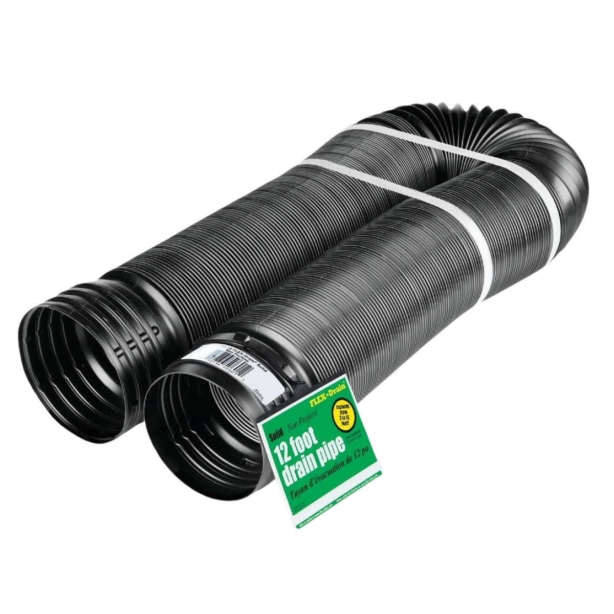Natural Amerimax Expandable Solid Drain Pipe 4 In. x 12 Ft. Responsible
