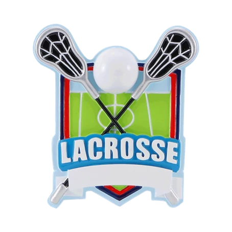 Healthy PolarX Personalized Lacrosse Shield Ornament Trendy