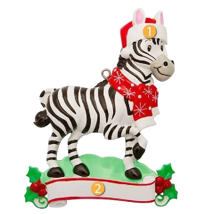 Advanced PolarX Personalized Zebra Ornament Efficient