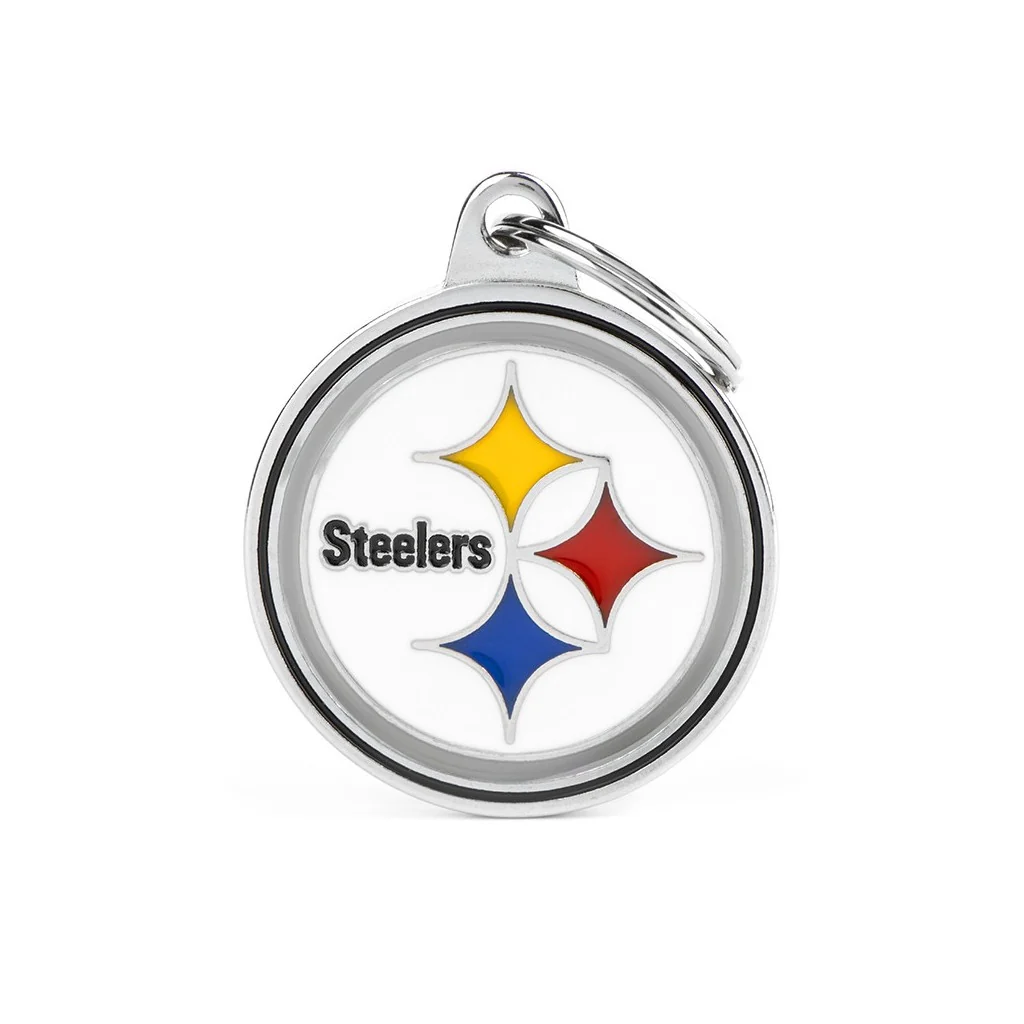 Soft MyFamily NFL Pittsburgh Steelers Pet Tag Contemporary