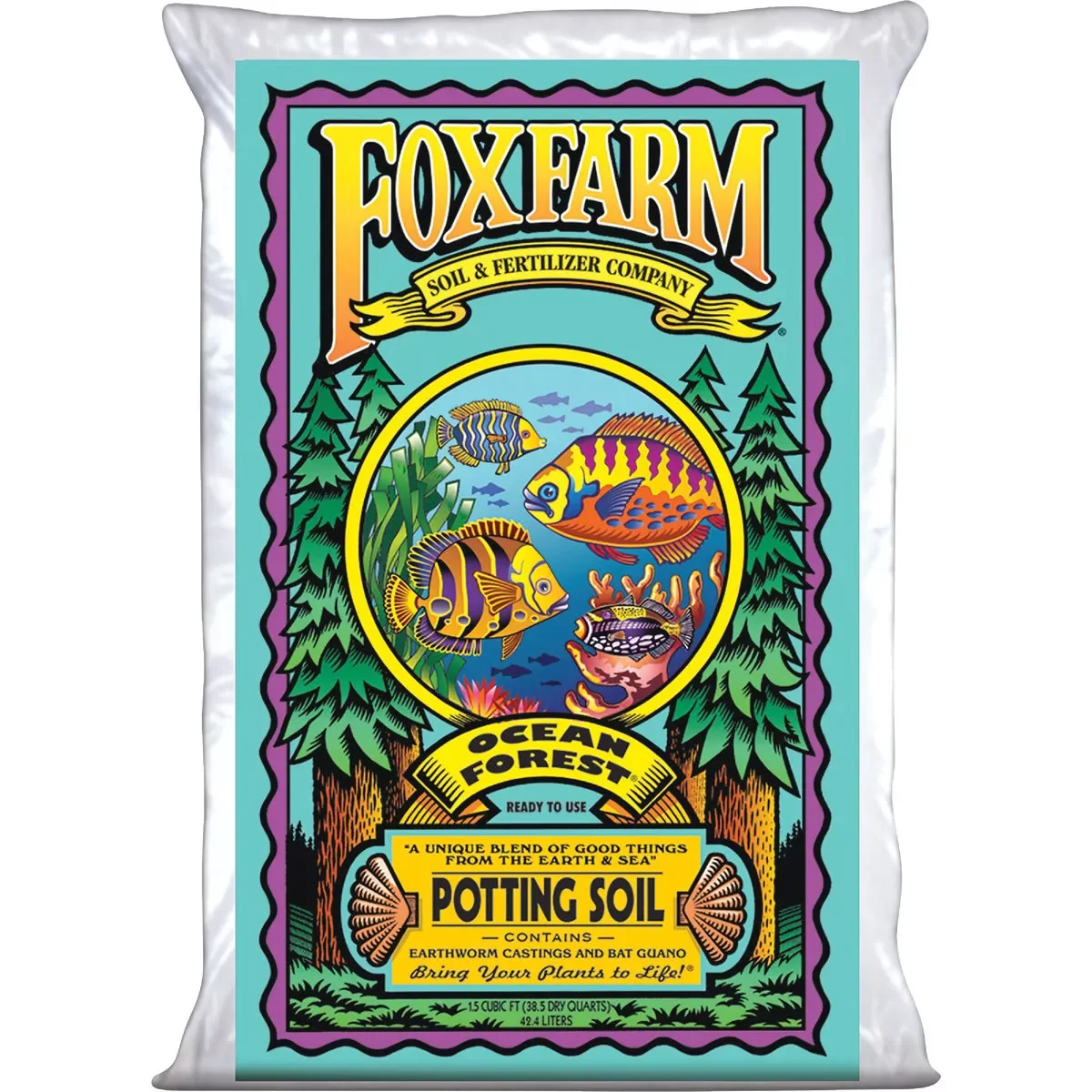 Certified FoxFarm Ocean Forest 1.5 Cu. Ft. Potting Soil Quality