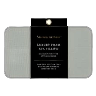 Powerful Maison de Base Foam Grey Bath Pillow Flexible