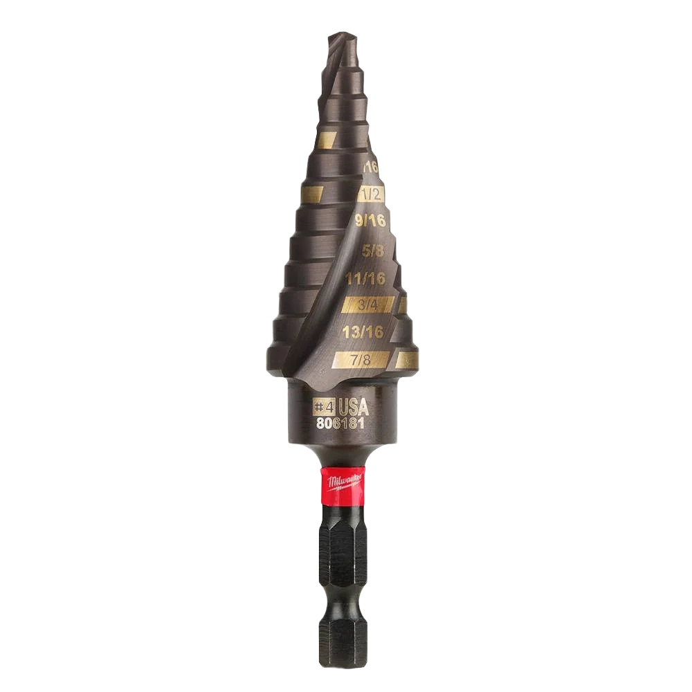 Fine Crafted Milwaukee SHOCKWAVE™ Impact Duty™ 3 16 - 7 8 Step Drill Bit High-End