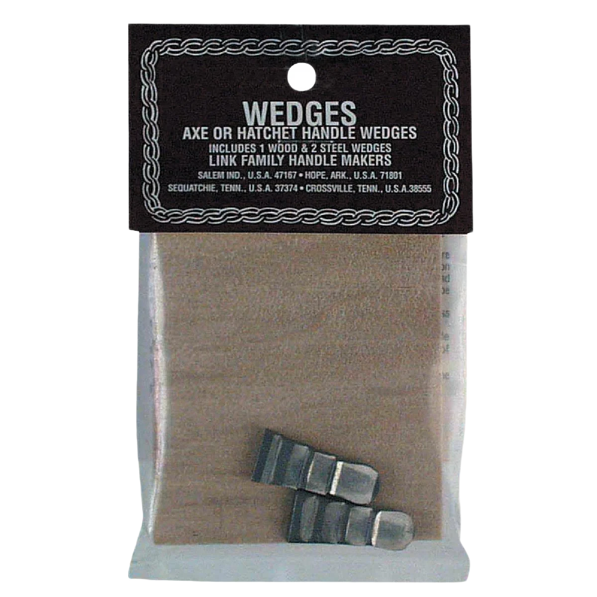 High-Grade Do it Wood Steel Handle Wedge for Axe or Hatchet 3-Pack Professional