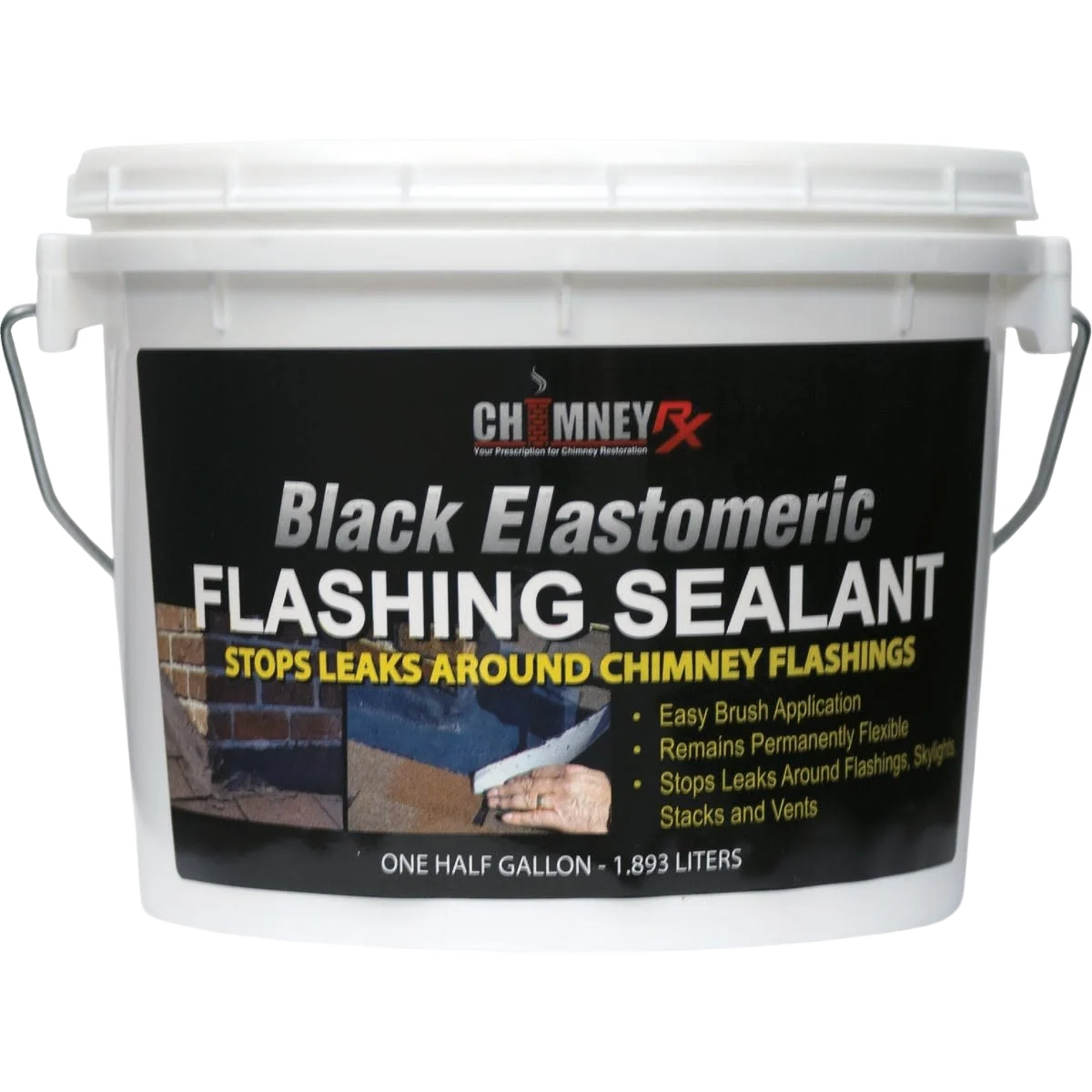 Authentic Chimney RX Black Elastomeric Flashing Sealant Innovative