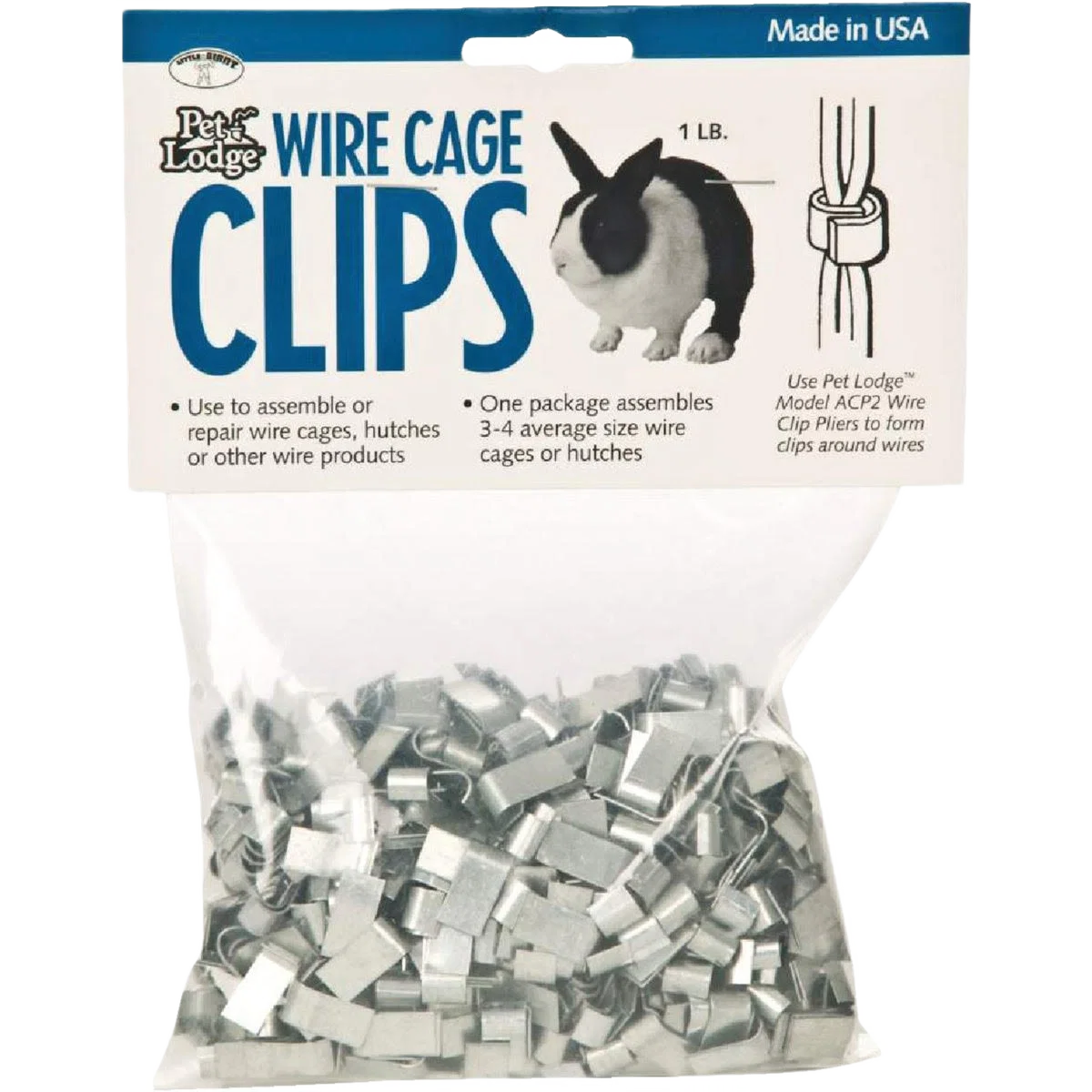 Verified Pet Lodge J-Clip Metal Wire Cage Clip 1 lb. Powerful
