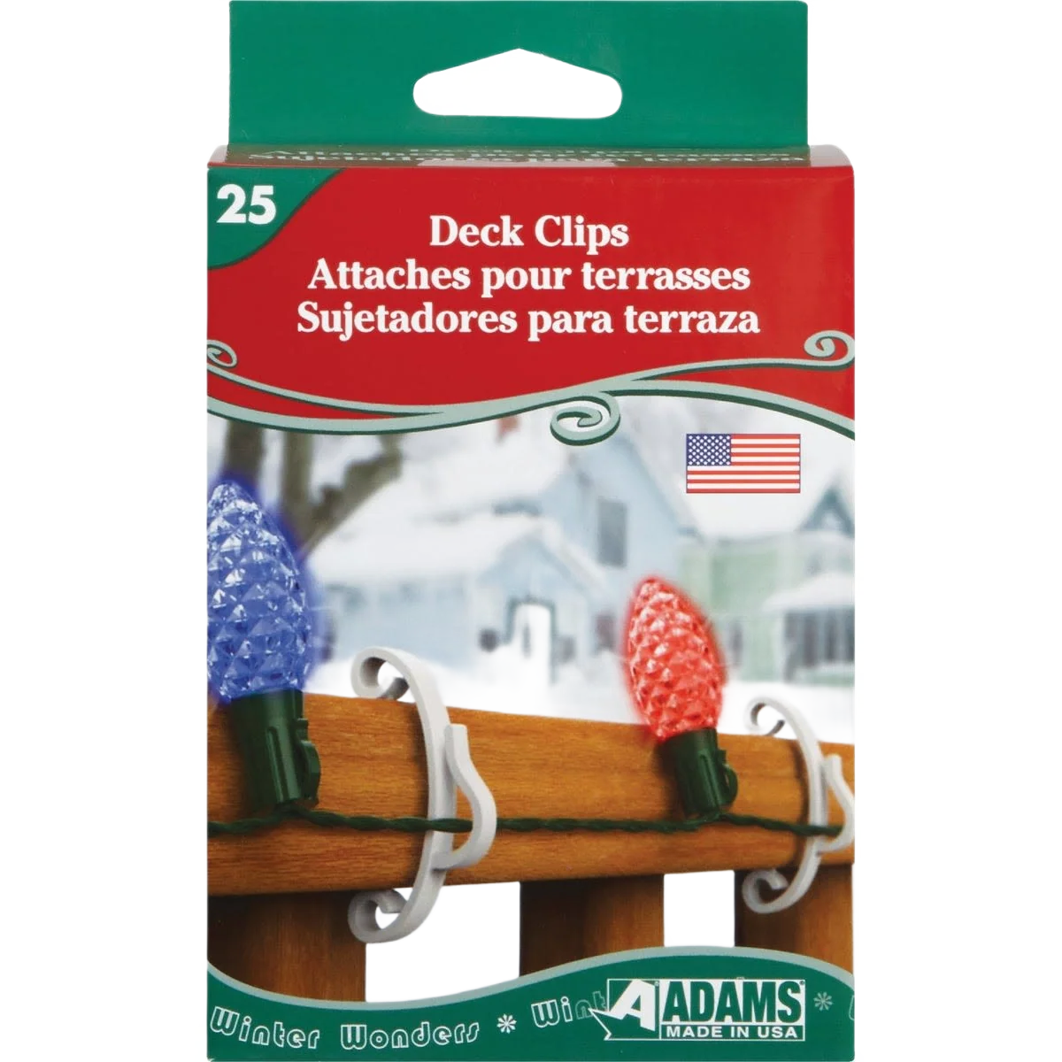 Superior Adams Deck Light Clips Sophisticated