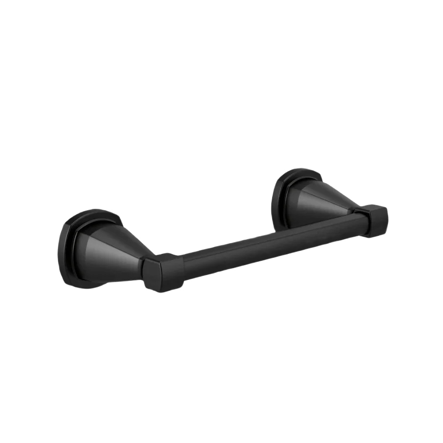 Soft Delta Stryke Mini Matte Black Towel Bar 8 in. Recyclable
