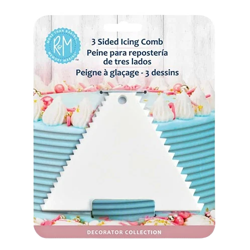 Reusable R M International 3 Sided Icing Comb High-Performance