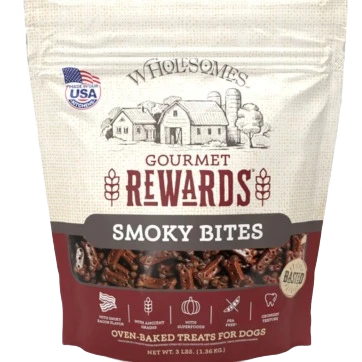 Refined Wholesomes Rewards Smoky Bites Dog Treats 3 lb. Lightweight