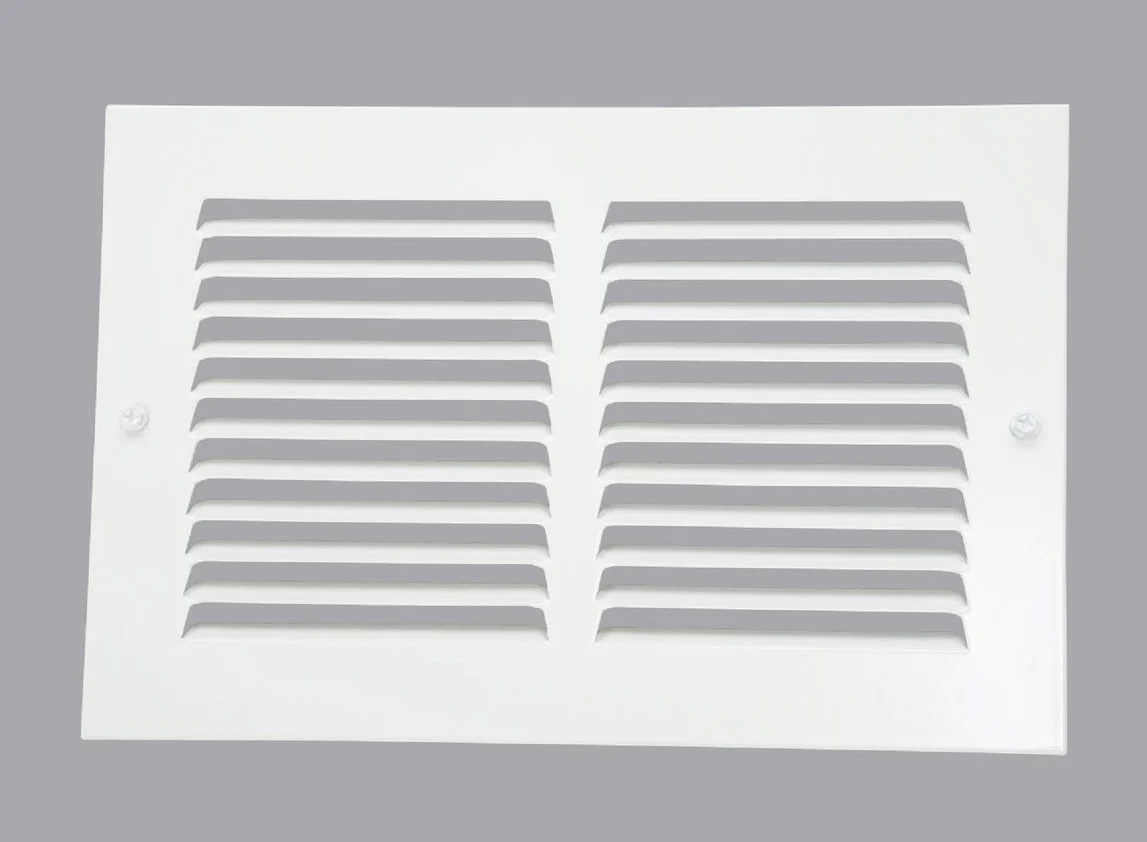 Dependable Home Impressions 6 in. x 10 in. Stamped Steel Return Air Grille Soft