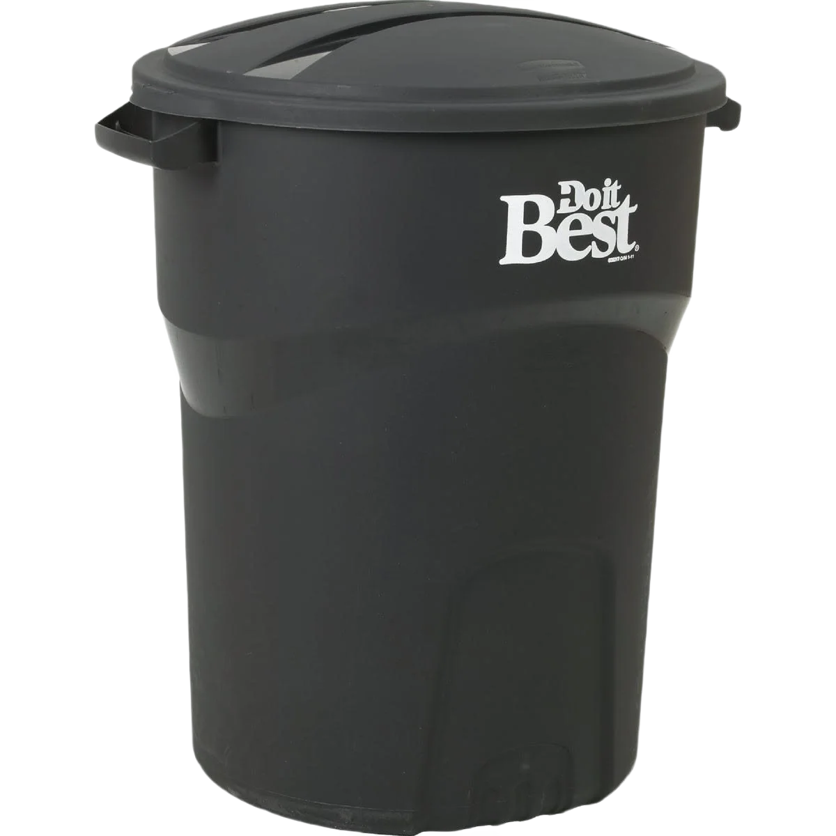 Versatile Do it Black Roughneck 32 Gallon Trash Can Professional