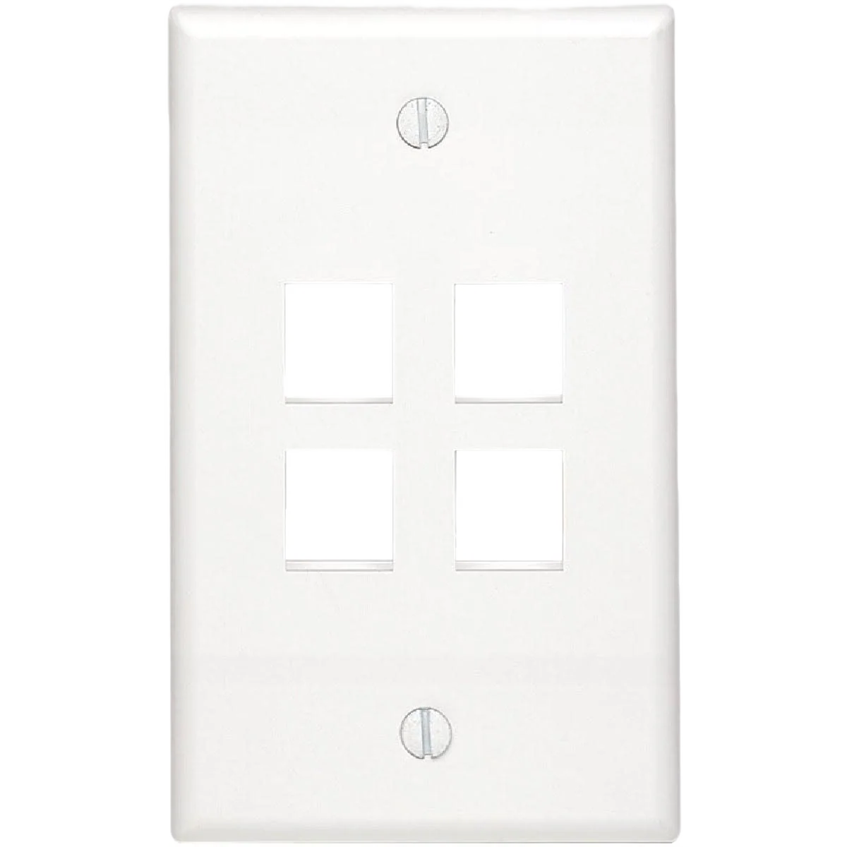 Enhanced Leviton Flush Mount Wall Plate Natural