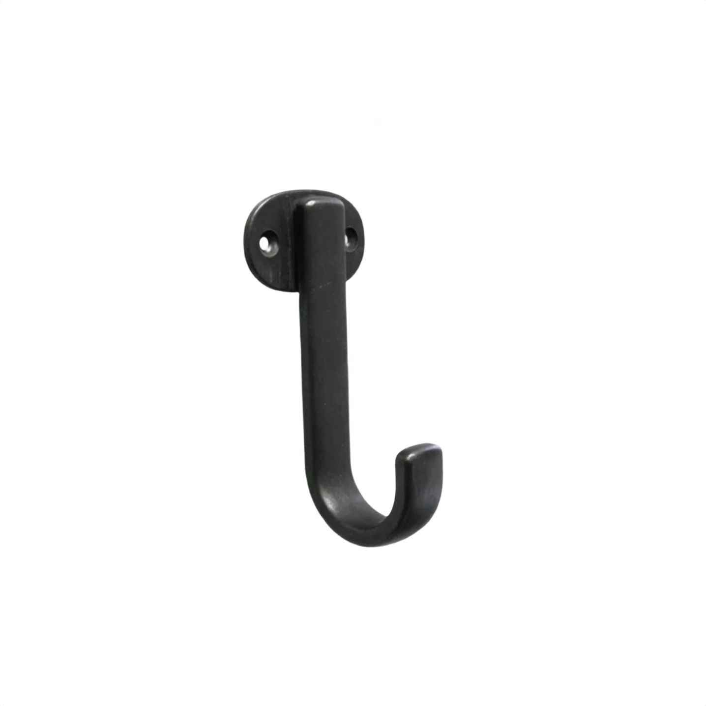 First-Class Hickory Hardware Euro-Contemporary Black Iron Decorative Hook 4.75 in. Excellent