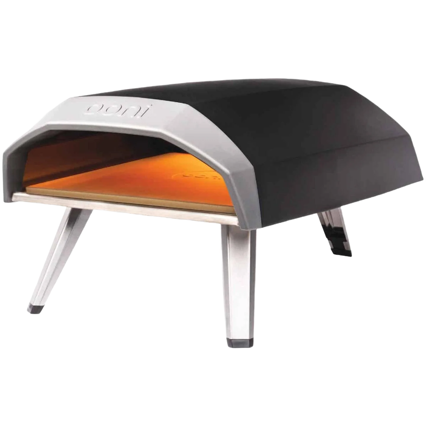 Smart Ooni Koda 12 Black Silver Propane Gas Powered Portable Pizza Oven 16.7 High-Quality
