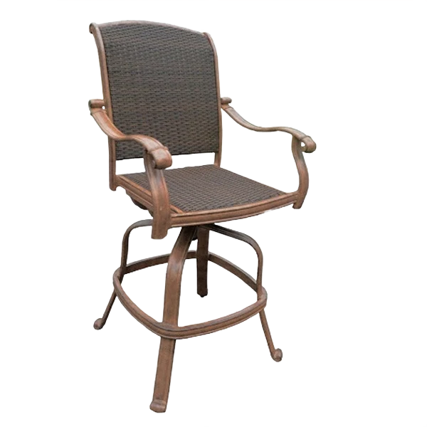 Trendy DWL Garden Furniture Cornwall Swivel Bar Stool Premium Material