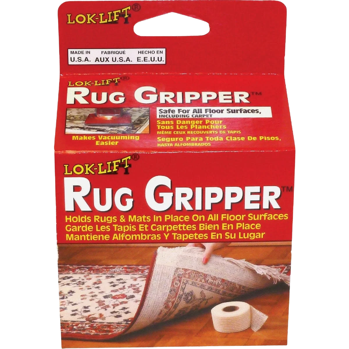 Crafted Lok-Lift Nonslip Rug Gripper Tape 4 x 25 ft. Professional