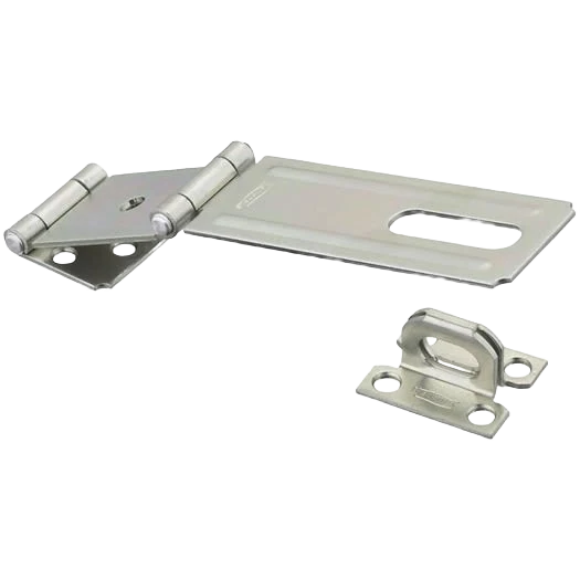 Original National Hardware 4-1 2 Double Hinge Zinc Hasp Healthy
