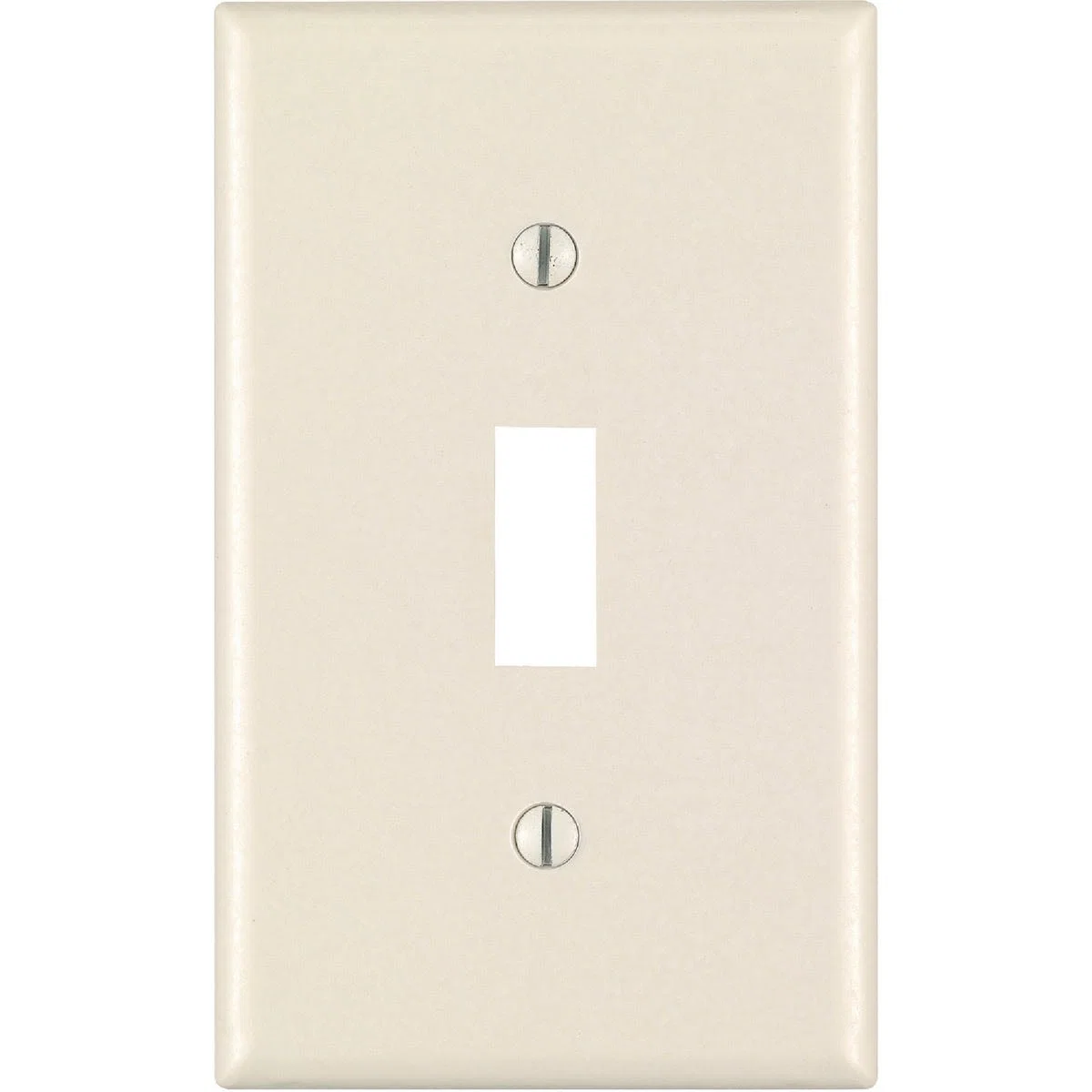 Eco-Friendly Leviton 1-Gang Plastic Toggle Switch Wall Plate Light Almond 10-Pack Healthy