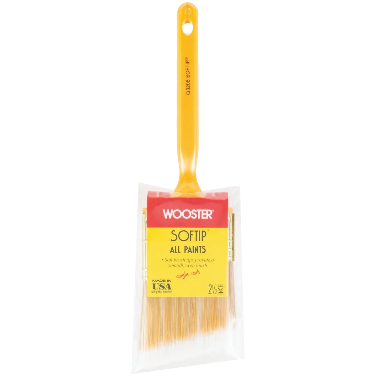 Advanced Wooster Softip Angle Sash Paint Brush 2-1 2 In. Smooth