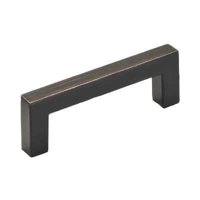 Detailed Amerock Monument 3 Center-to-Center Oil-Rubbed Bronze Cabinet Pull Recyclable