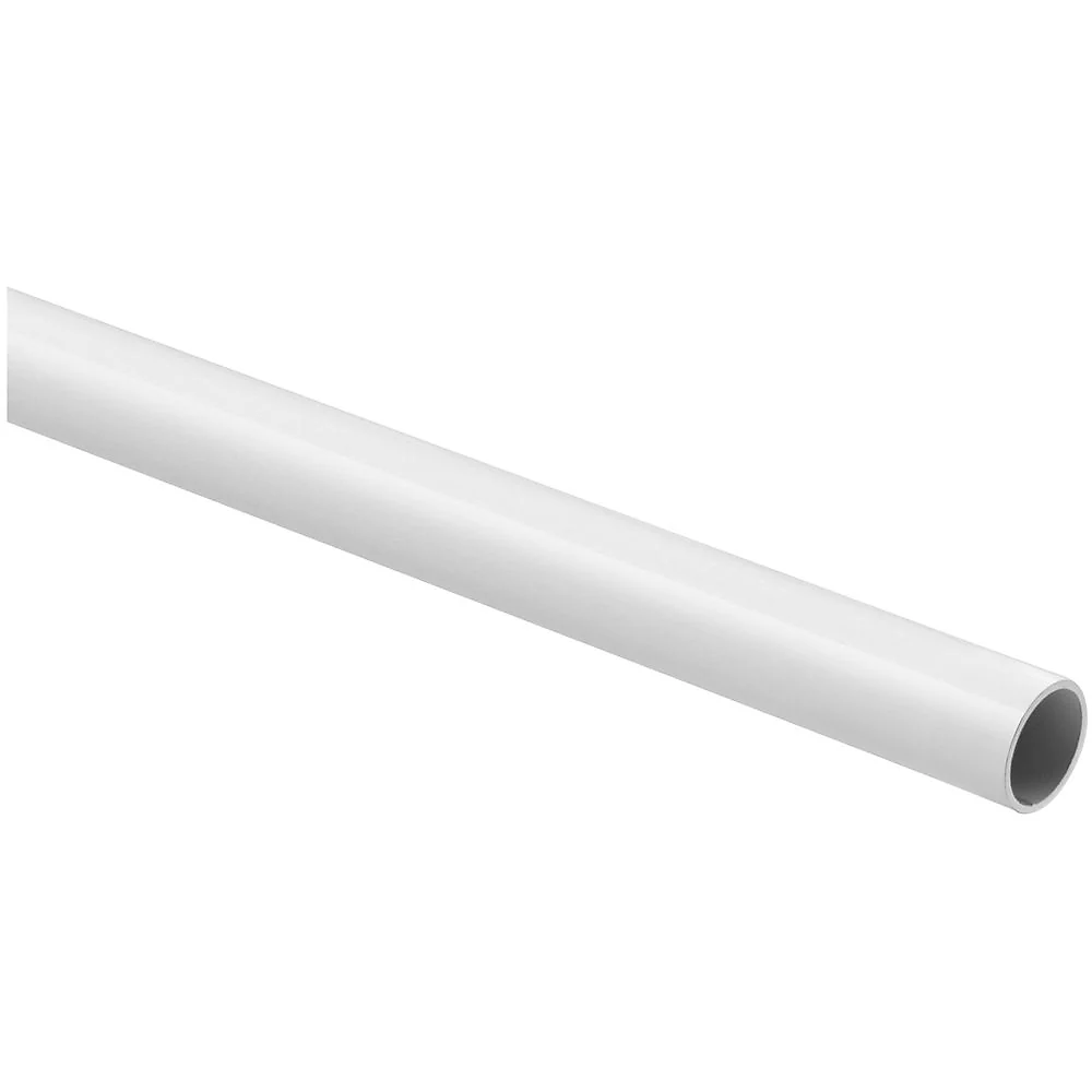 World-Class National Hardware 6 Ft. x 1-1 4 Cut-to-Length Closet Rod White Soft