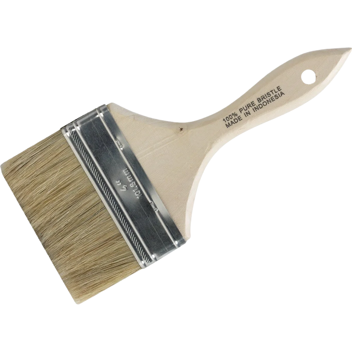 Sustainable Do it Flat Chip Natural Bristle Paint Brush 4 in. Professional