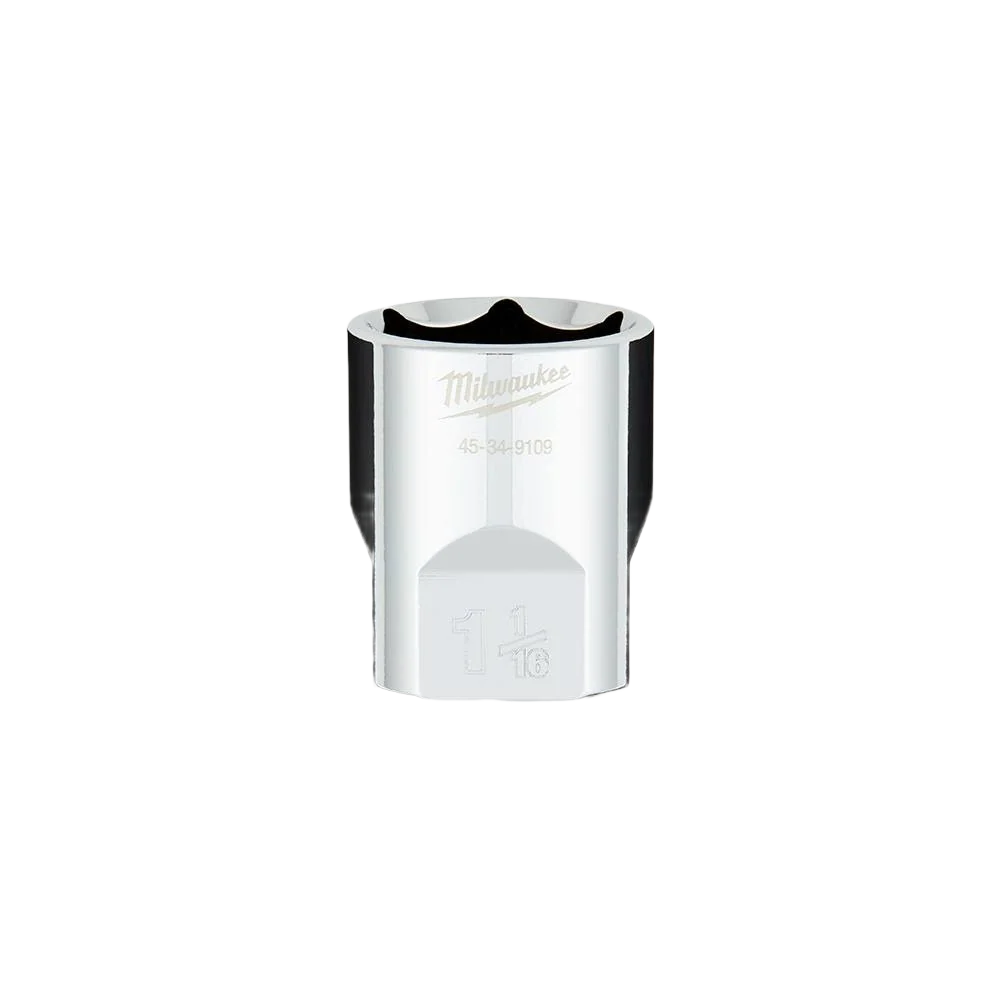 Prestigious Milwaukee 1 2 Drive 1-1 16 Standard Socket w FOUR FLAT™ Sides Efficient