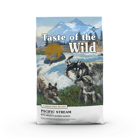 Responsible Taste of The Wild Pacific Stream Smokey Salmon Dry Dog Food for Puppies 15 lb. Next-Generation