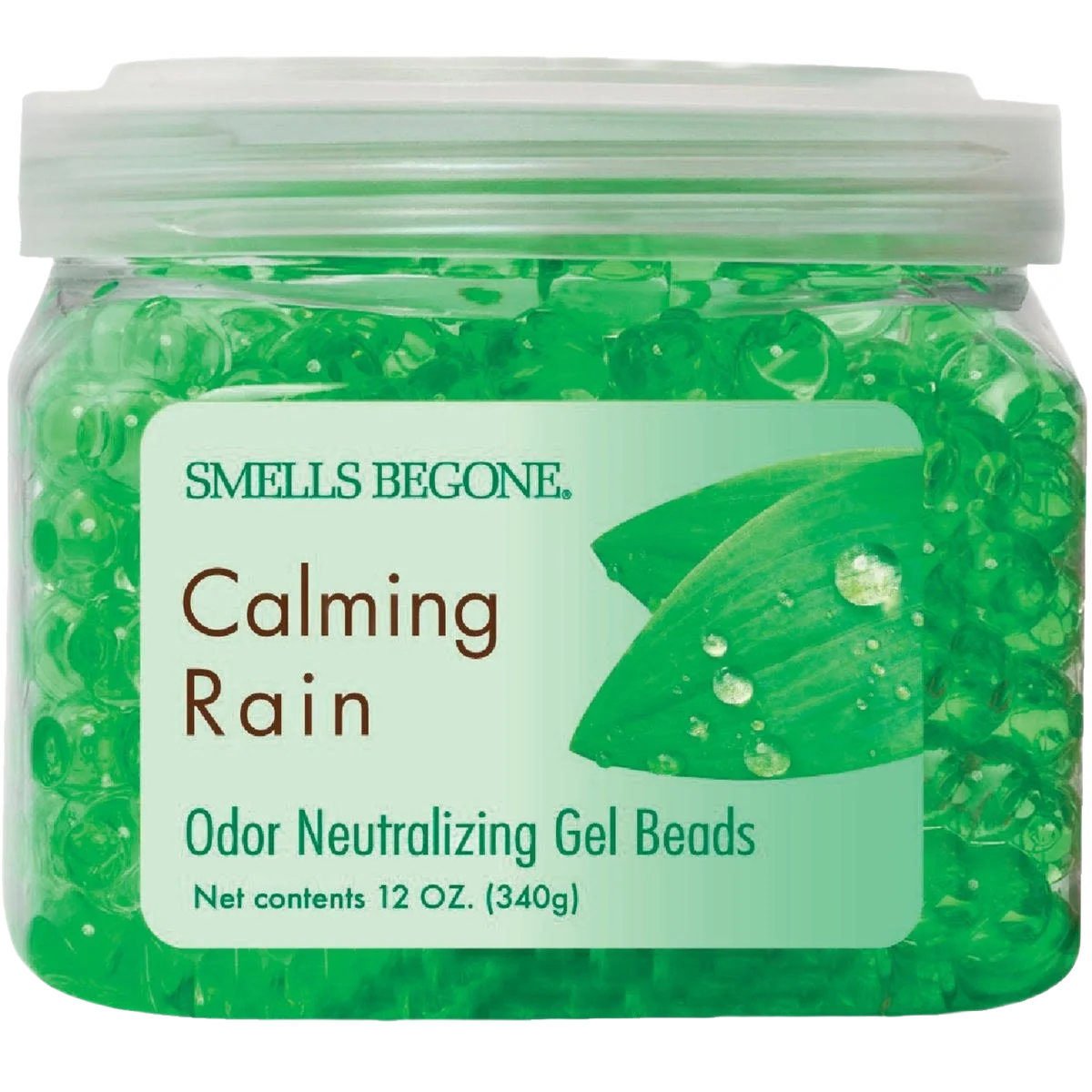 Easy-to-Use Smells Begone Calming Rain Gel Beads Odor Neutralizer 12 oz. Responsible