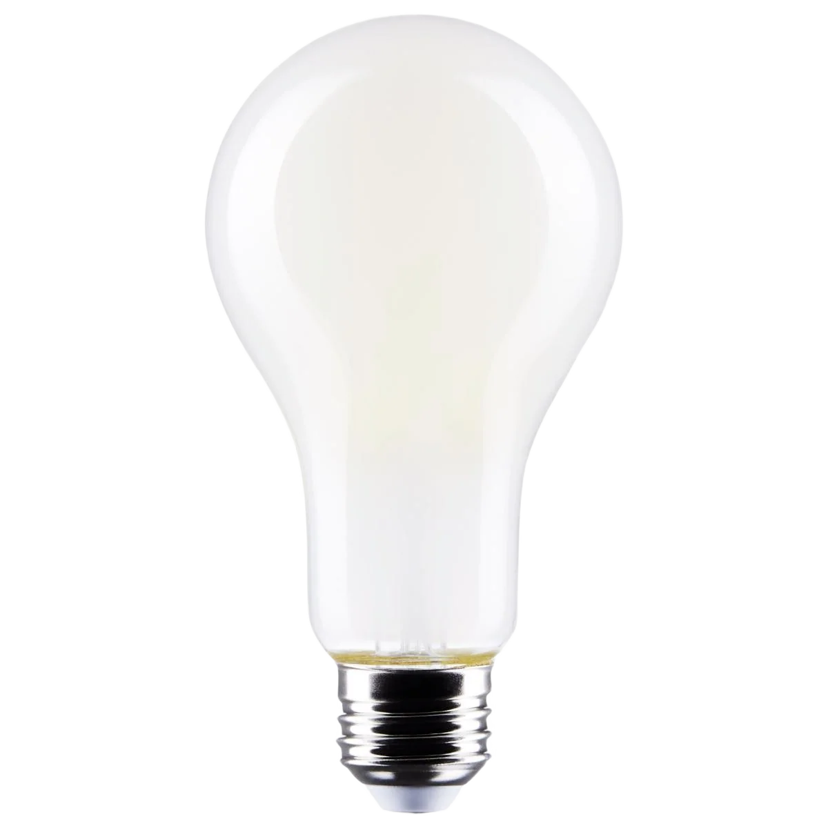 Soft Satco 17 Watt A21 LED Frost Cool White Medium Base Light Bulb Clean