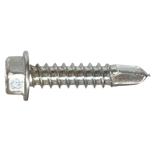 Solid Hillman 1 4-14 X 2 In. Hex Washer Head Self Drilling Screw Efficient