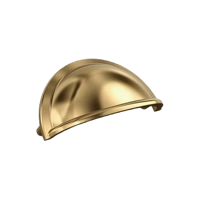Modern Amerock Cup Pulls 3 Center-to-Center Champagne Bronze Cabinet Cup Pull Fast