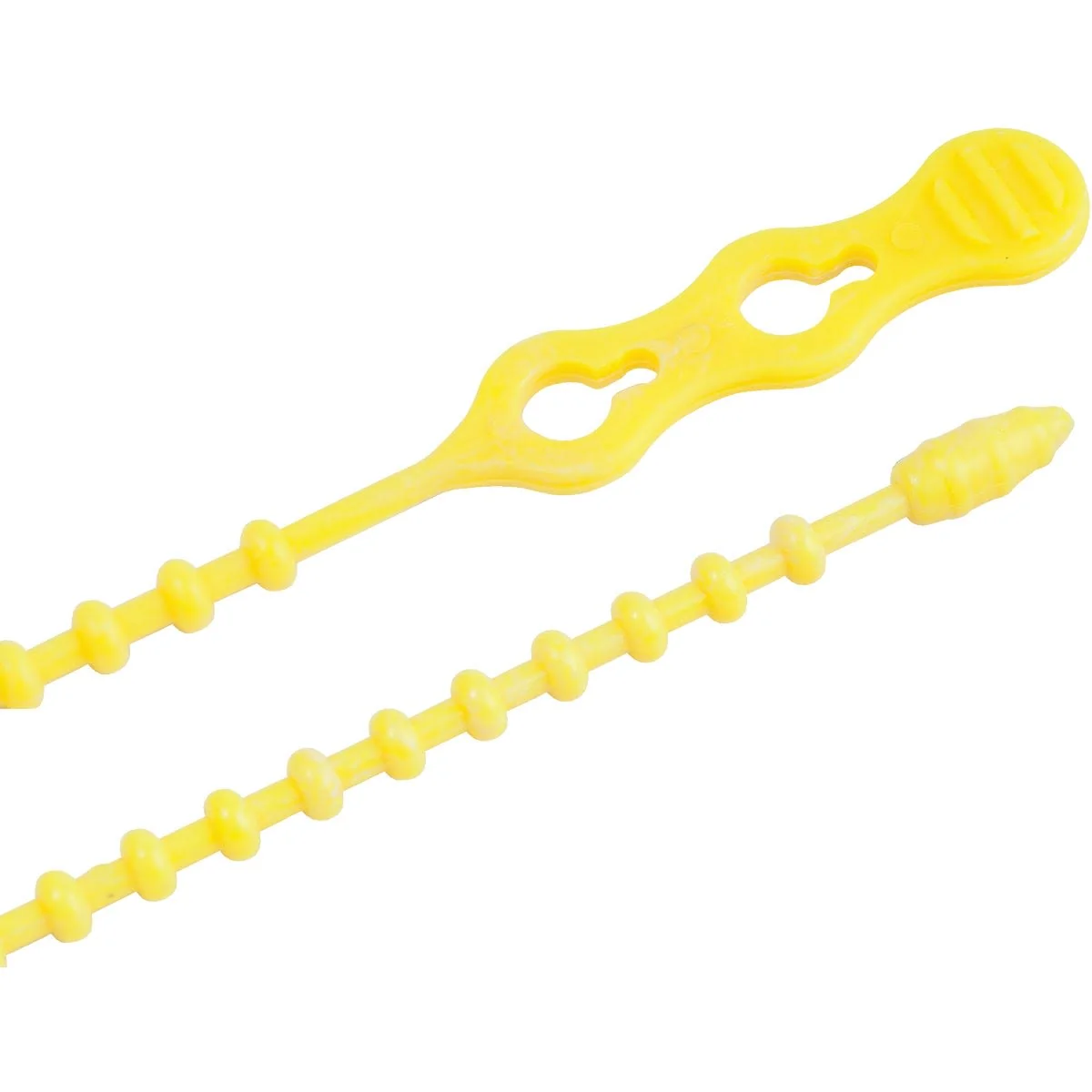 Refined Gardner Bender 12 In. x 1 4 In. Yellow Beadle Cable Tie 15-Pack Fine Crafted