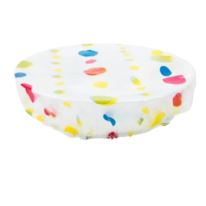 Elite Fox Run Colorful Dots Bowl Cover Set 6-Pack Professional