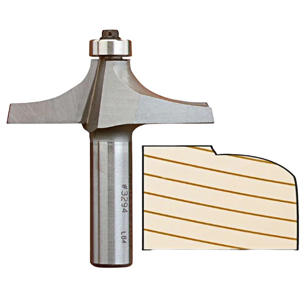 Long-Lasting Whiteside 3294 Thumbnail Table Edge Bit 1 2 in. SH x 1 in. PW Powerful