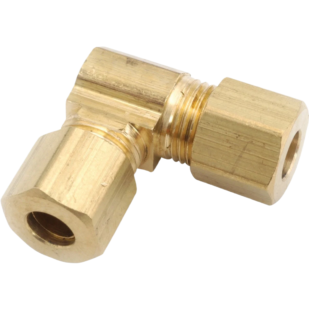 Carefully Designed Anderson Metals 1 4 In. 90 Deg. 2-Way Compression Brass Elbow Recyclable